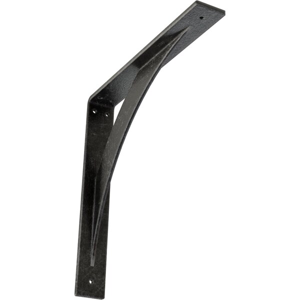 Ekena Millwork Legacy Steel Bracket, Antiqued Silver 2"W x 14"D x 14"H BKTM02X14X14LEASV - main